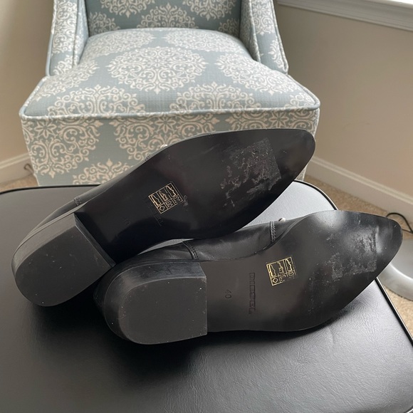 Diesel Women’s Black Leather Studded Booties Size 40 or US9 - Picture 6 of 6